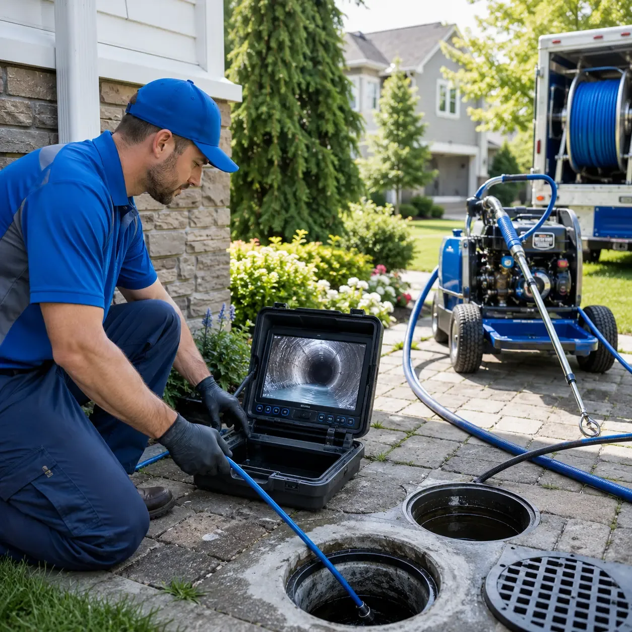 Outdoor drain cleaning professionals serving South Whitley, IN